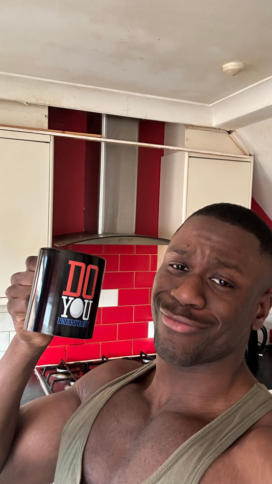 Black Glossy Do You Understand Mug